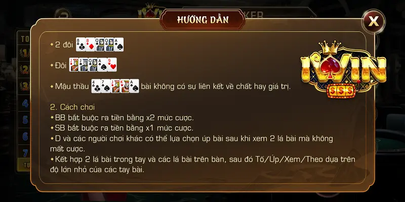 Tham Gia Các Loại Poker Tại iwin Và Rinh Thưởng Hấp Dẫn 2 Tổng quan về các loại Poker tại iwin
